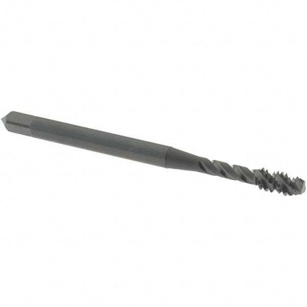 OSG 1724201 Spiral Flute Tap: #6-32 UNC, 3 Flutes, Modified Bottoming, 3B Class of Fit, Vanadium High Speed Steel, Oxide Coated