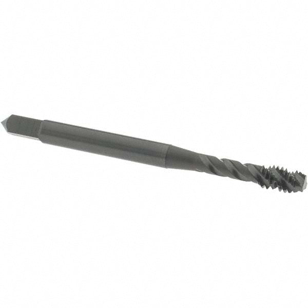 OSG 1722301 Spiral Flute Tap: #8-32 UNC, 3 Flutes, Modified Bottoming, Vanadium High Speed Steel, Oxide Coated
