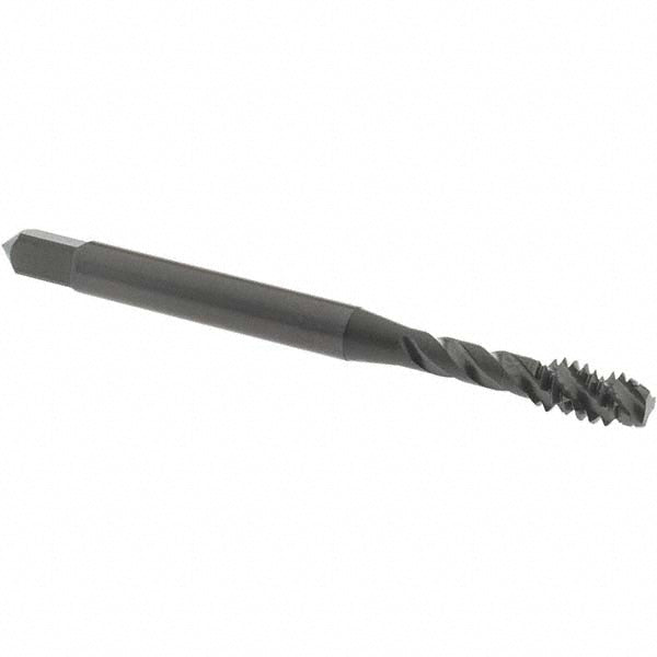 OSG 1732401 Spiral Flute Tap: #10-24 UNC, 3 Flutes, Modified Bottoming, 2B/3B Class of Fit, Vanadium High Speed Steel, Oxide Coated