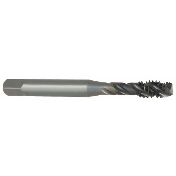 OSG 1748501 Spiral Flute Tap: #6-40 UNF, 3 Flutes, Modified Bottoming, 2B Class of Fit, Vanadium High Speed Steel, Oxide Coated