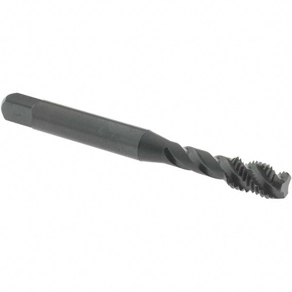 OSG 1732701 Spiral Flute Tap: 1/4-28 UNF, 3 Flutes, Modified Bottoming, 3B Class of Fit, Vanadium High Speed Steel, Oxide Coated