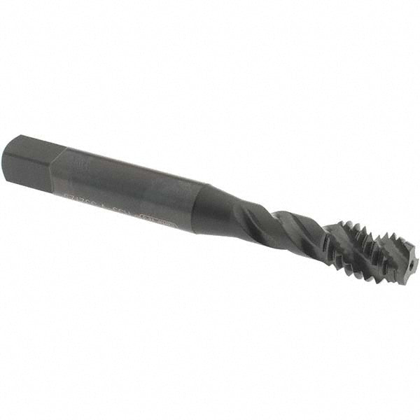 OSG 1722801 Spiral Flute Tap: 5/16-18 UNC, 3 Flutes, Modified Bottoming, 2B Class of Fit, Vanadium High Speed Steel, Oxide Coated