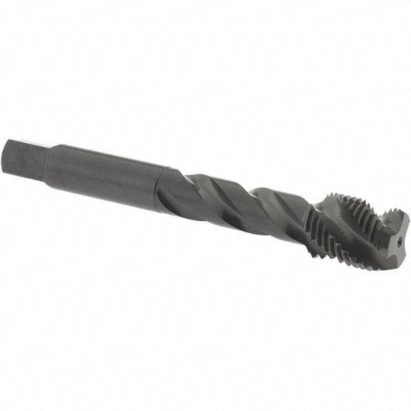 OSG 1733501 Spiral Flute Tap: 1/2-20 UNF, 3 Flutes, Modified Bottoming, 3B Class of Fit, Vanadium High Speed Steel, Oxide Coated