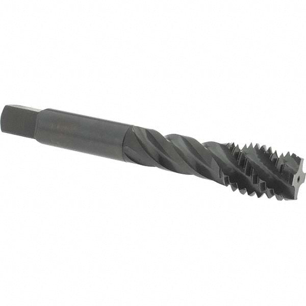 OSG 1726001 Spiral Flute Tap: 9/16-12 UNC, 4 Flutes, Modified Bottoming, Vanadium High Speed Steel, Oxide Coated