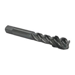 OSG 1726101 Spiral Flute Tap: 9/16-18 UNF, 4 Flutes, Modified Bottoming, Vanadium High Speed Steel, Oxide Coated