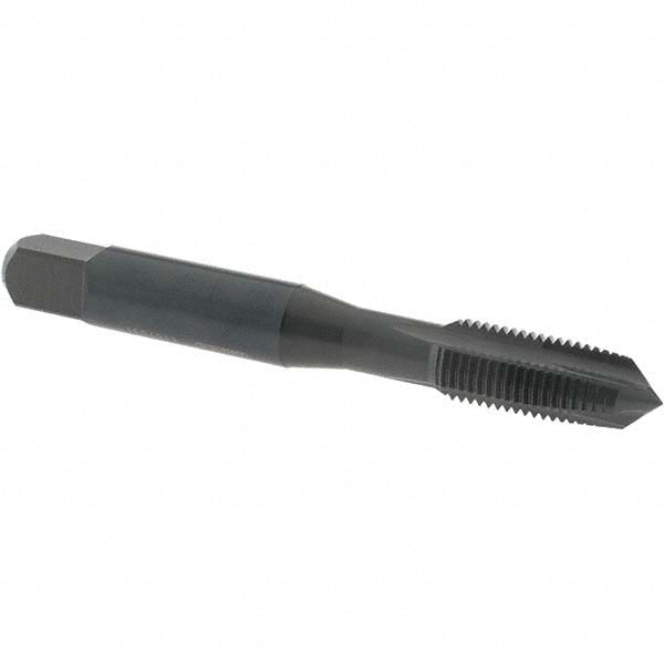 OSG 1758101 Spiral Point Tap: 3/8-24 UNF, 3 Flutes, Plug, 3B Class of Fit, Powdered Metal, Oxide Coated