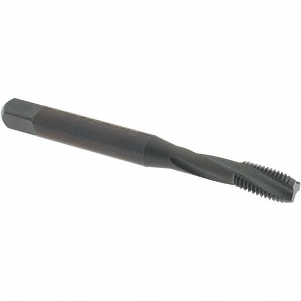 OSG 1716301 #10-32 UNF, 3 Flute, 15° Helix, Modified Bottoming Chamfer, Oxide Finish, Powdered Metal Spiral Flute STI Tap