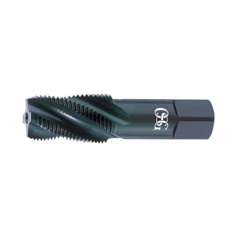 OSG 1737901 3/8-18 NPTF, 15° Helix, 4 Flutes, Modified Bottoming Chamfer, Oxide Finish, Vanadium High Speed Steel, Spiral Flute Pipe Tap