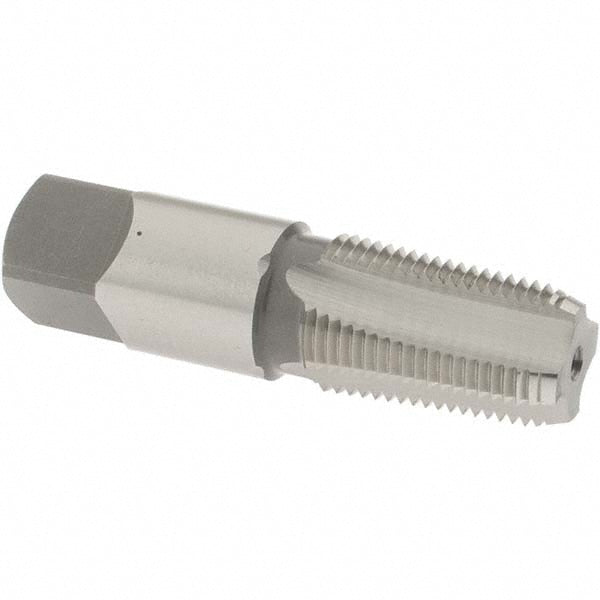OSG 1736200 Standard Pipe Tap: 3/8-18, NPT, 4 Flutes, Cobalt, Bright/Uncoated
