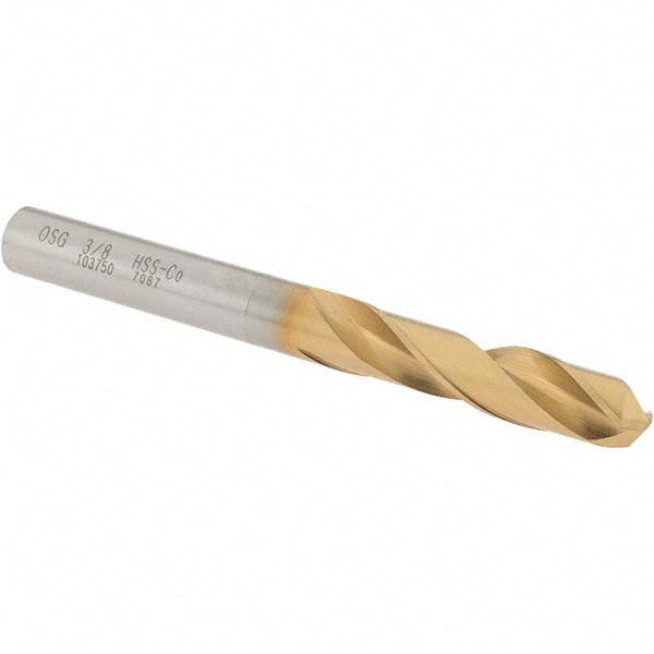 OSG 10375005 Screw Machine Drill Bit: 3/8" (0.3750) Dia, 130 deg, Cobalt
