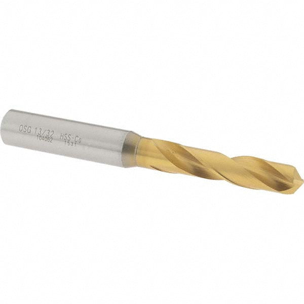 OSG 10406205 Screw Machine Drill Bit: 13/32" (0.4062) Dia, 130 deg, Cobalt