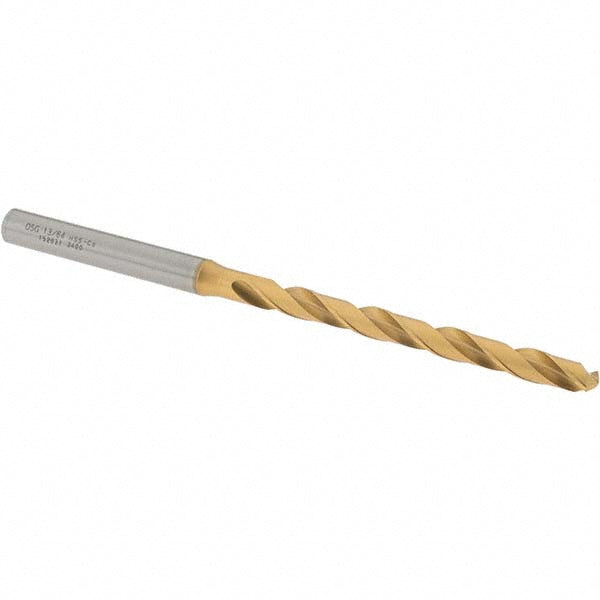 OSG 15203105 Jobber Length Drill Bit: 13/64" (0.2031) Dia, 130 deg, Cobalt