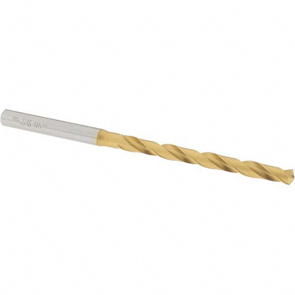 OSG 15218805 Jobber Length Drill Bit: 7/32" (0.2188) Dia, 130 deg, Cobalt