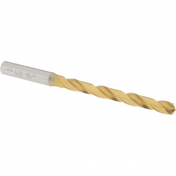 OSG 15312505 Jobber Length Drill Bit: 5/16" (0.3125) Dia, 130 deg, Cobalt