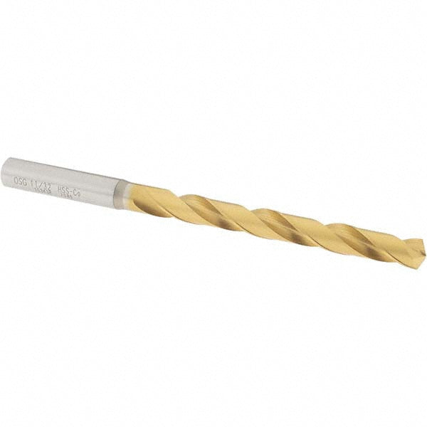 OSG 15343805 Jobber Length Drill Bit: 11/32" (0.3438) Dia, 130 deg, Cobalt
