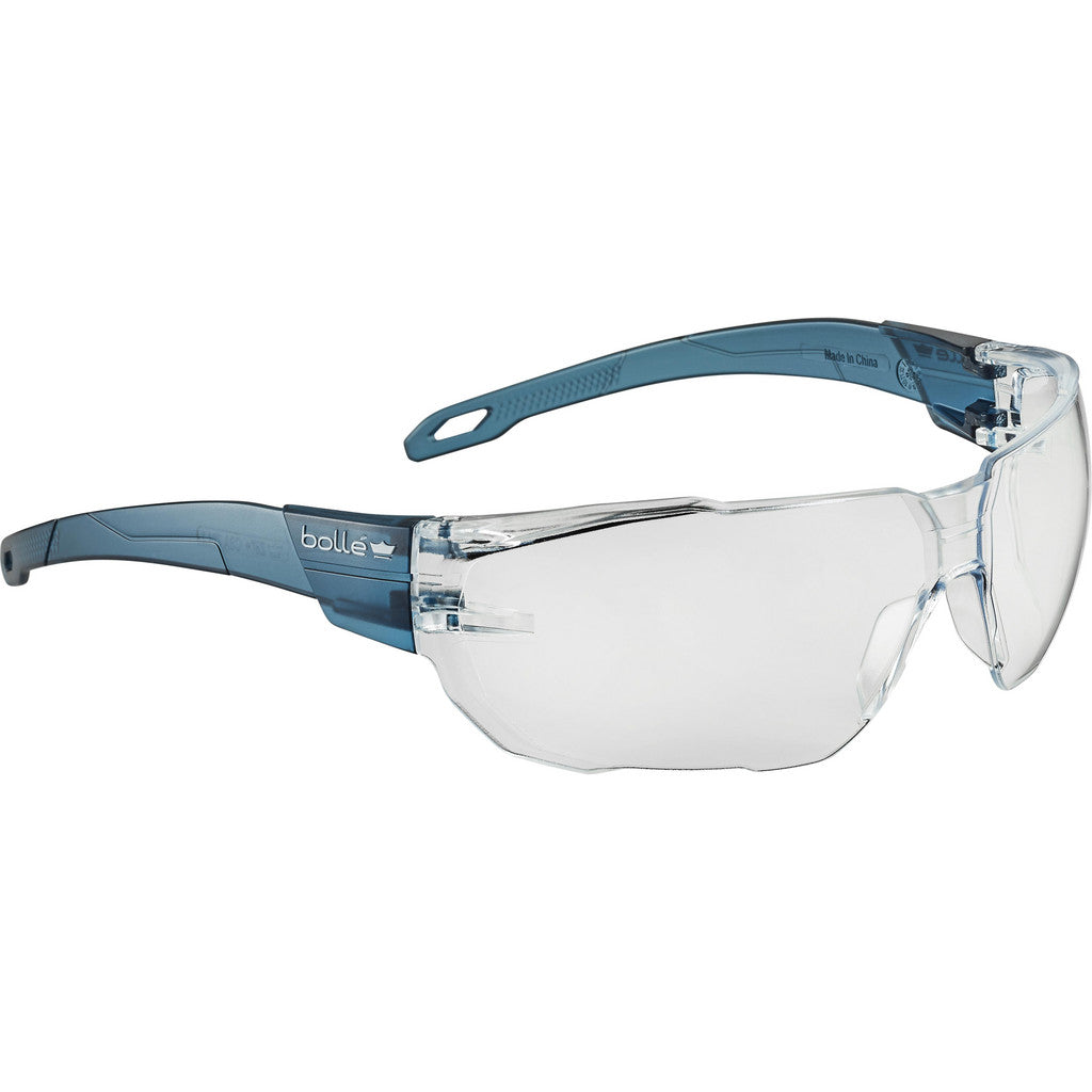 bolle SAFETY SWIFTN10U Safety Glasses: Anti-Fog & Scratch-Resistant, Polycarbonate, Clear Lenses, Frameless