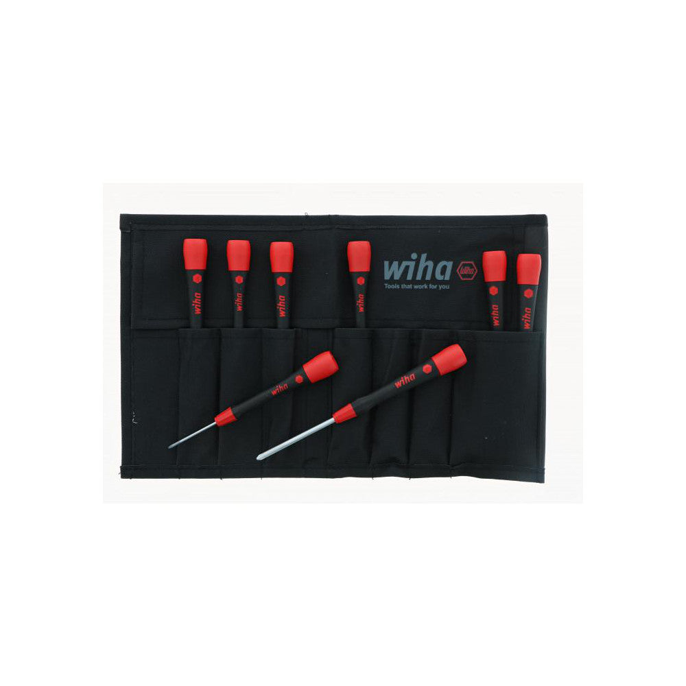 Wiha 26193 Screwdriver Set: 8 Pc, Phillips & Slotted