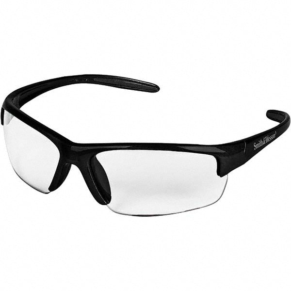 Smith & Wesson 21296 Safety Glasses: Anti-Fog & Scratch-Resistant, Polycarbonate, Clear Lenses, Full-Framed