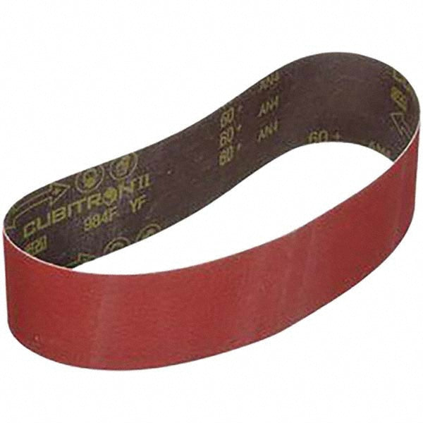 3M 7100076951 Abrasive Belt: 6" Wide, 48" OAL, 36 Grit, Ceramic