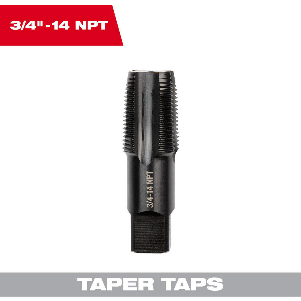 Milwaukee Tool 49-57-5294 3/4"-14 NPT Straight Flute Taper Tap