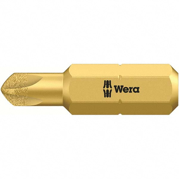 Wera 5066646001 Power Screwdriver Bit: 1/4" Torq-Set Speciality Point Size, 1/4" Hex Drive