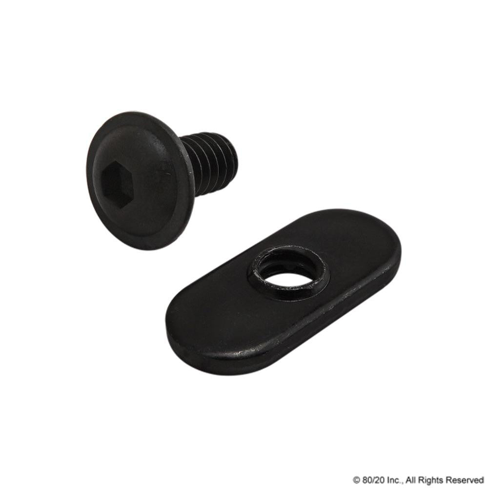 80/20 Inc. 3321 Flanged Button Head Socket Cap Screw: Use with Series 10 & 15 - Reference H