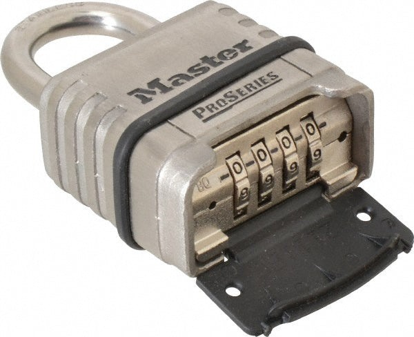 Master Lock 1174 Combination Lock: Steel, 2" High, 2-1/4" Wide