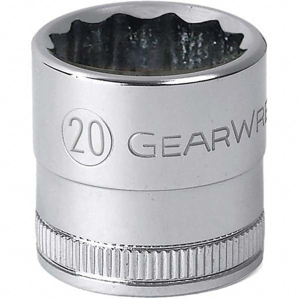 GEARWRENCH 80761 Hand Socket: 1/2" Drive, 1/2" Socket, 12-Point