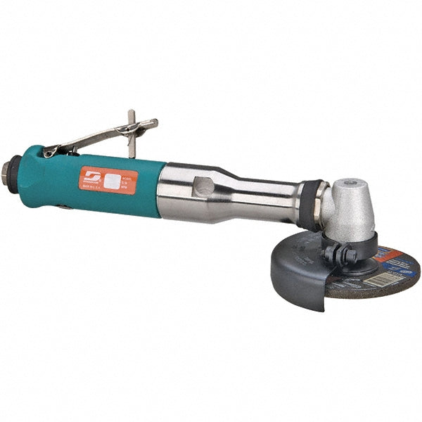 Dynabrade 54777 Air Angle Grinder: 4" Wheel Dia, 13,500 RPM