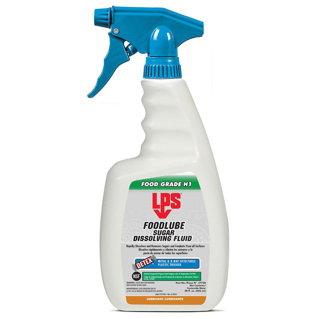 LPS 57728 DETEX FOODLUBE Sugar Dissolving Fluid, 28 oz Trigger