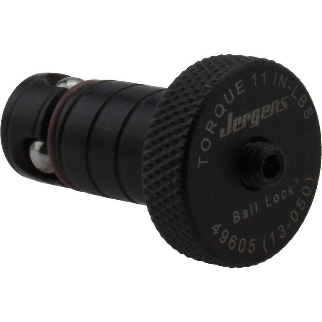 Jergens 49605 Modular Fixturing Shank: Ball Lock, 13 mm Shank Dia, Steel