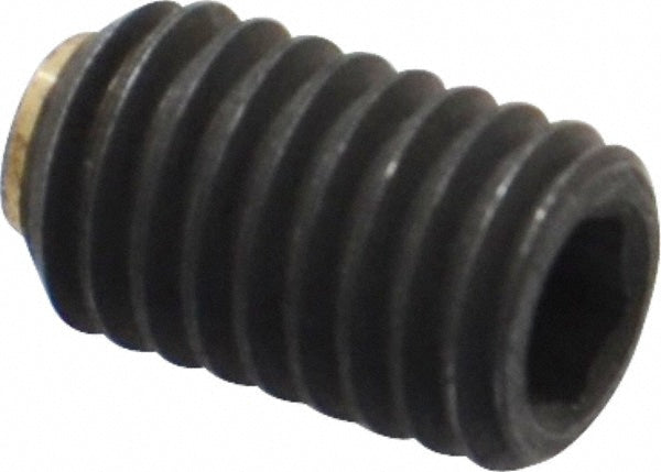 J.W. Winco 913.3-M5-8-MS Set Screw: M5x0.8, 8.00 mm Length Under Head, Soft Tip Point, Steel, Grade 5.8