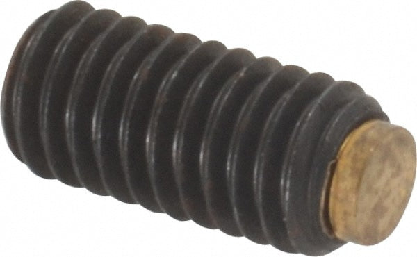 J.W. Winco 913.3-M6-12-MS Set Screw: M6x1, 12.00 mm Length Under Head, Soft Tip Point, Steel, Grade 5.8