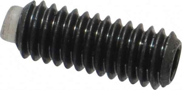 J.W. Winco 913.3-M4-10-KU Set Screw: M4x0.7, 10.00 mm Length Under Head, Soft Tip Point, Steel, Grade 5.8