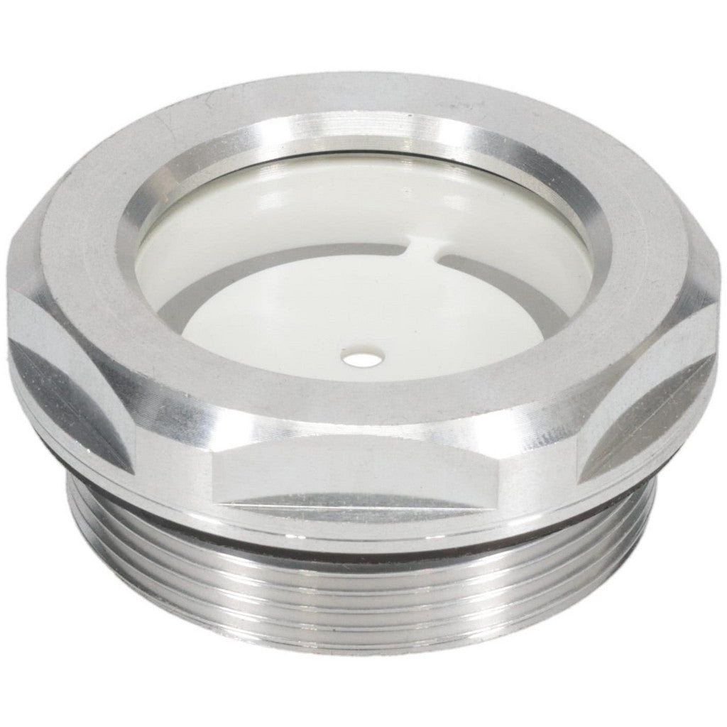 J.W. Winco 743-32-M42X1.5-A M42x1.5 Thread, 46mm Distance Across Flats, Aluminum Oil Level Sight Glasses