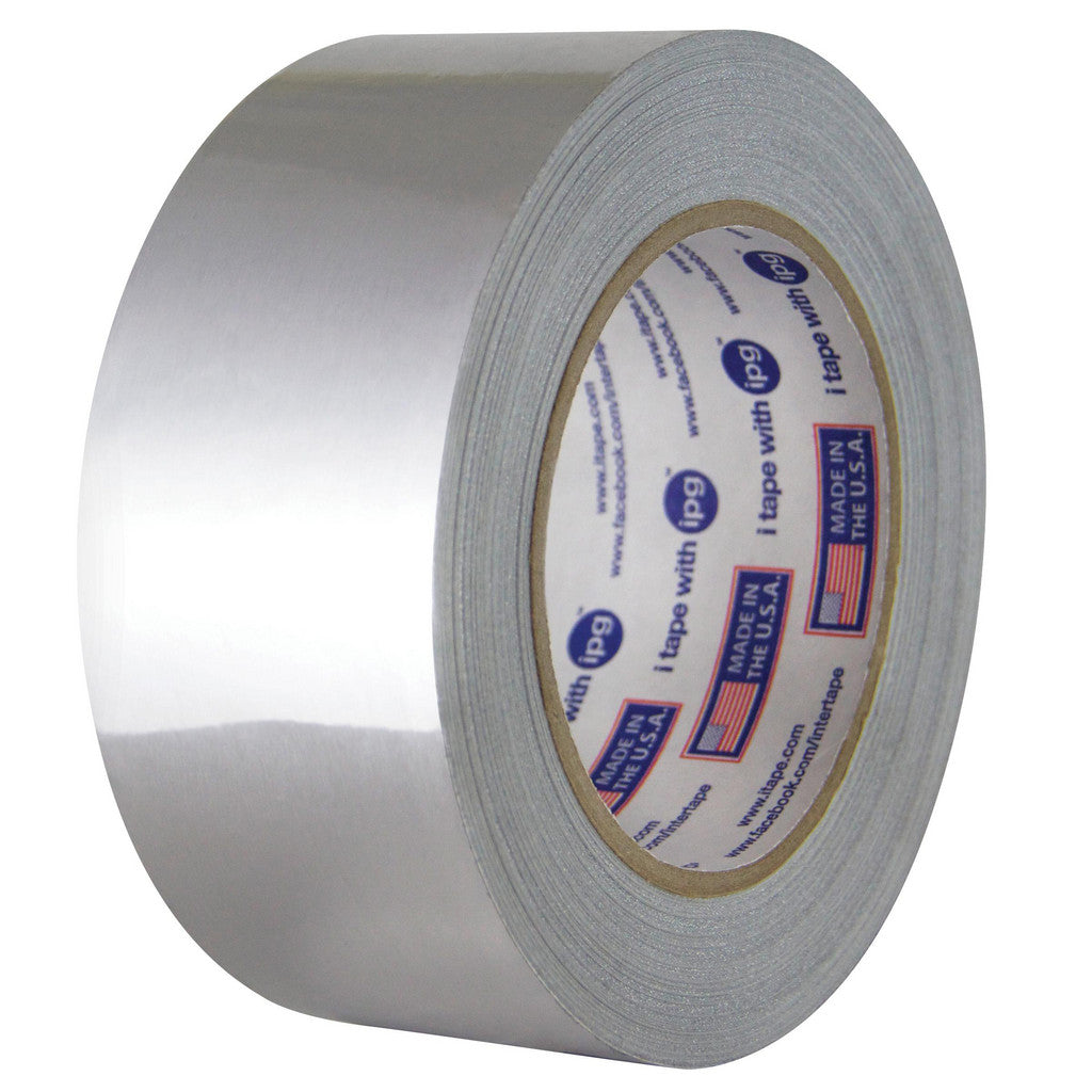 Intertape ALF200L Duct & Foil Tape; Thickness (mil): 4.2000; Width (Inch): 2; Color: Silver; Adhesive Material: Acrylic; Tape Material: Aluminum Foil; Minimum Operating Temperature F: -30.000 (Pack of 3)