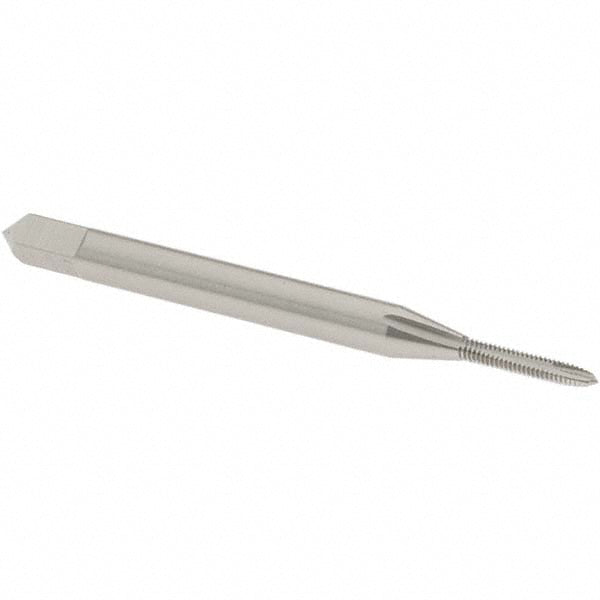 OSG 1200000 Spiral Point Tap: #0-80 UNF, 2 Flutes, Plug Chamfer, 3B Class of Fit, HSS, Bright/Uncoated Coated