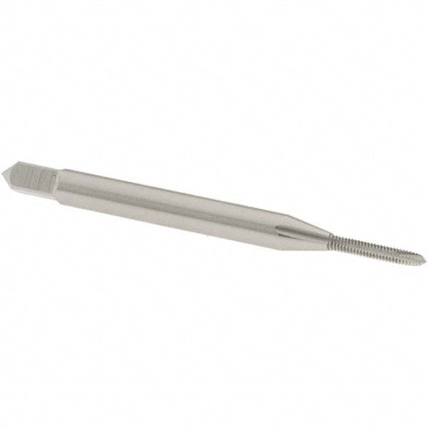 OSG 1205000 Spiral Point Tap: #0-80 UNF, 2 Flutes, Plug Chamfer, 2B Class of Fit, HSS, Bright/Uncoated Coated