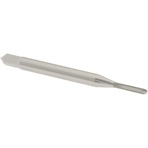 OSG 3000100 Spiral Point Tap: #0-80 UNF, 2 Flutes, Bottoming Chamfer, 2B Class of Fit, HSS, Bright/Uncoated Coated