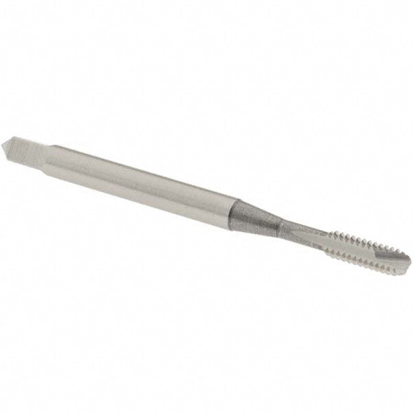 OSG 1206500 Spiral Point Tap: #4-40 UNC, 2 Flutes, Bottoming Chamfer, 2B/3B Class of Fit, HSS, Bright/Uncoated Coated