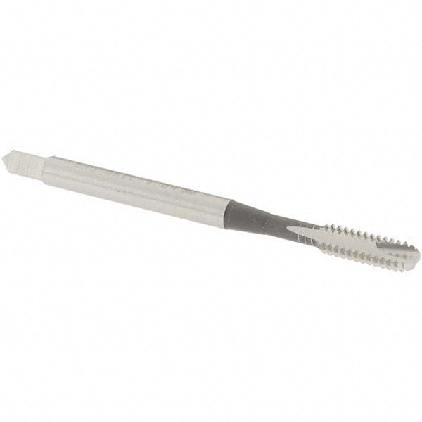 OSG 1207500 Spiral Point Tap: #6-32 UNC, 2 Flutes, Bottoming Chamfer, 3B Class of Fit, HSS, Bright/Uncoated Coated