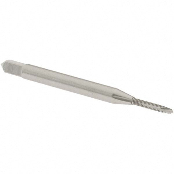 OSG 1210000 Spiral Point Tap: #0-80 UNF, 2 Flutes, Plug Chamfer, HSS, Bright/Uncoated Coated
