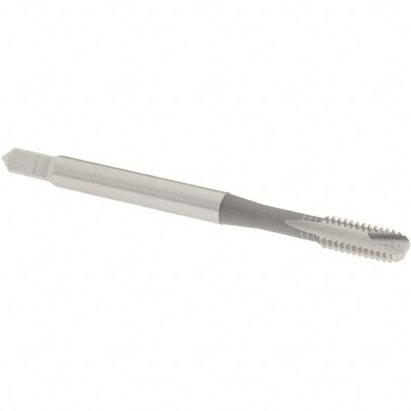 OSG 1212900 Spiral Point Tap: #8-32 UNC, 2 Flutes, Bottoming Chamfer, 2B Class of Fit, HSS, Bright/Uncoated Coated