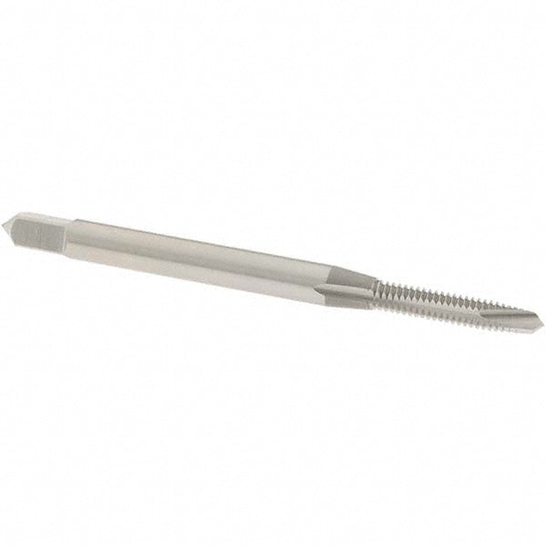 OSG 2002100 Spiral Point Tap: #3-48 UNC, 2 Flutes, Plug Chamfer, HSS, Bright/Uncoated Coated