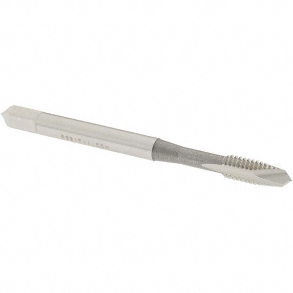 OSG 1721200 Spiral Point Tap: #8-32 UNC, 2 Flutes, Plug Chamfer, HSS, Bright/Uncoated Coated