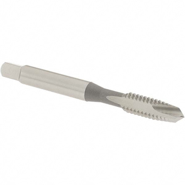 OSG 1225000 Spiral Point Tap: 1/4-20 UNC, 2 Flutes, Plug Chamfer, HSS, Bright/Uncoated Coated