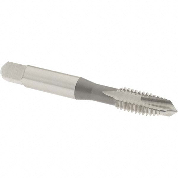 OSG 1226600 Spiral Point Tap: 3/8-16 UNC, 3 Flutes, Plug Chamfer, HSS, Bright/Uncoated Coated