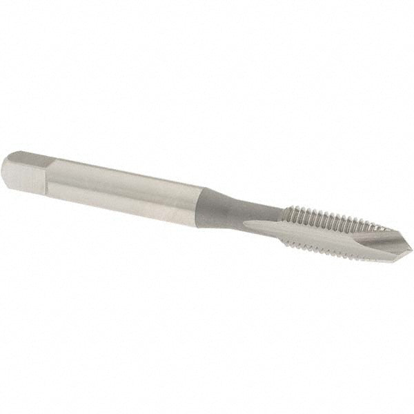 OSG 1230400 Spiral Point Tap: 1/4-28 UNF, 2 Flutes, Plug Chamfer, 3B Class of Fit, HSS, Bright/Uncoated Coated