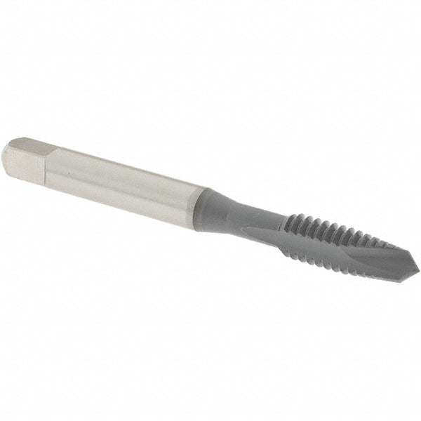 OSG 1230002 Spiral Point Tap: 1/4-20 UNC, 2 Flutes, Plug Chamfer, 3B Class of Fit, HSS, elektraLUBE Coated