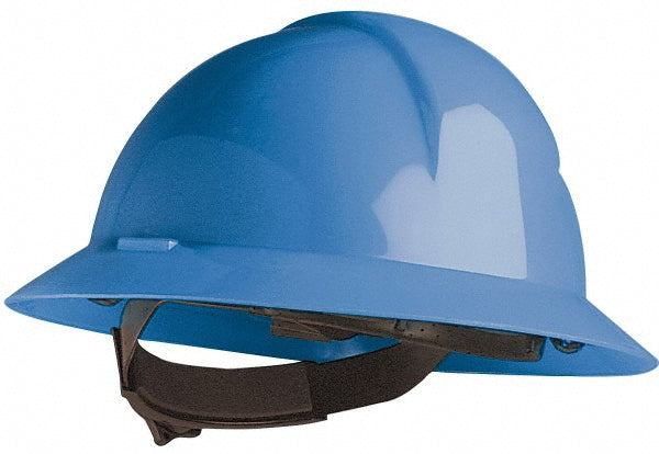 North A119R010000 Hard Hat: Impact Resistant, Full Brim, Type 2, 6-Point & Adjustable Ratchet Suspension